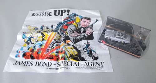 James Bond 007 memorabilia including an Aston Martin DB: James Bond 007 memorabilia including an Aston Martin DB5 boxed limited edition car as seen in Thunderball (1965),
