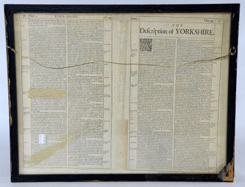 17th/18th century John Speed hand coloured map of - 2