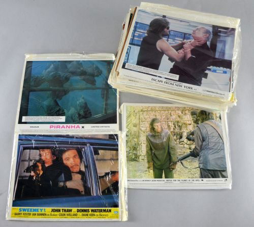 Quantity of mini lobby cards including, All That Jazz,: Quantity of mini lobby cards including, All That Jazz, The Stud, Spider-Man, The Sweeney, House Of Dark Shadows, Piranha, O Lucky Man, The Battle Of The Planet Of The Apes, Porky's and many others (40