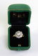 Edwardian diamond ring in the form of a daisy set in