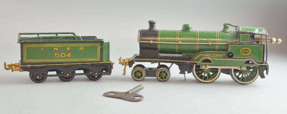 Bassett-Lowke '504 George The Fifth' locomotive and: Bassett-Lowke '504 George The Fifth' locomotive and tender O Gauge 0-4-4