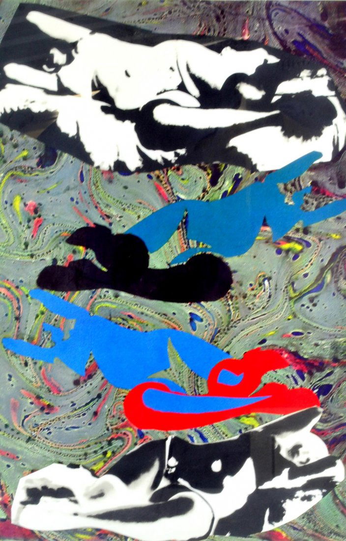 § John Piper (British, 1903-1992) - Eye and Camera:: § John Piper (British, 1903-1992) - Eye and Camera: Marble, Red and Black (L. 234). screenprint in colours, 1973, signed and inscribed A/P. in pencil, one of twenty proofs, aside from the edition of