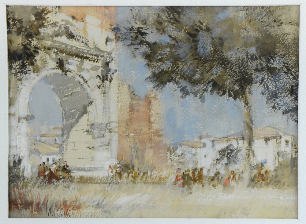 John Carter 1835-1871 gouache and watercolour, 'Arch Of (1 of 1)