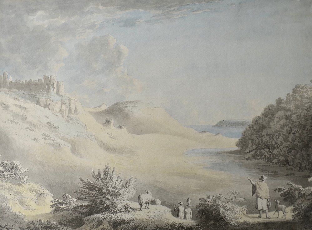 Anthony Devis (1729-1817) pencil, pen and ink on paper, (1 of 1)