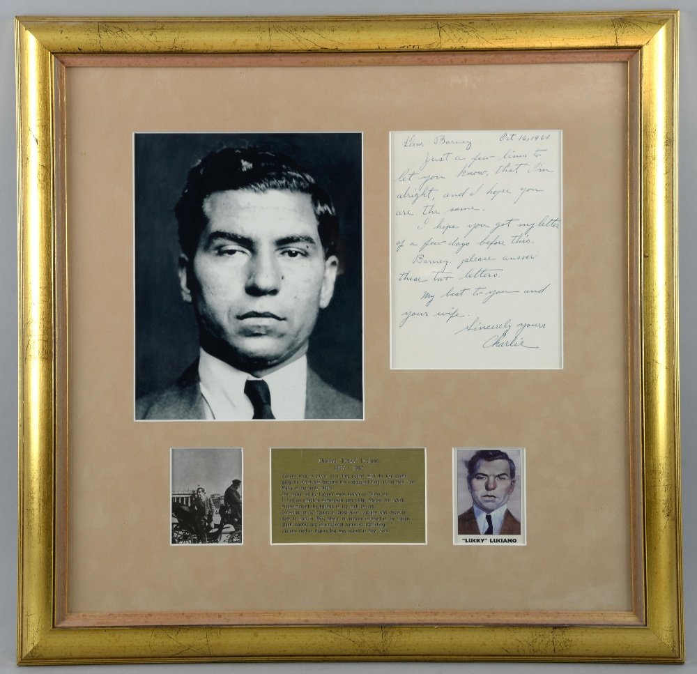 Charles Lucky Luciano (1897-1962) Sicilian-born (1 of 1)