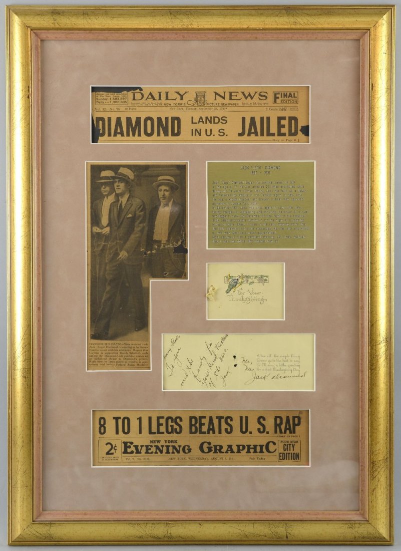 Jack Legs Diamond (1897 - 1931) Irish American gangster (1 of 1)