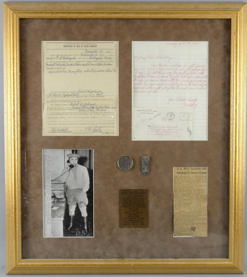 Meyer Harris Mickey Cohen (1913 - 1976) was a gangster (1 of 1)