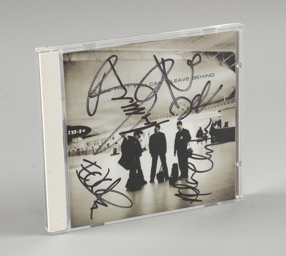 U2-  All That You Can't Leave Behind, CD album signed (1 of 1)