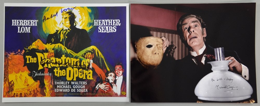 Hammer Horror - Two signed photographic prints, one by (1 of 1)