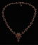A late 19th century Bohemian garnet neck