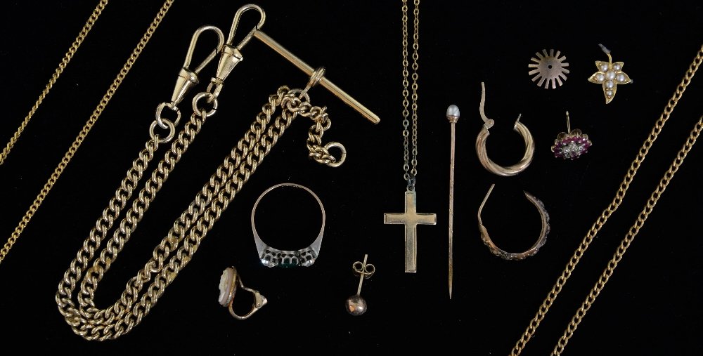 Gold and gold plated jewellery, includin (1 of 1)