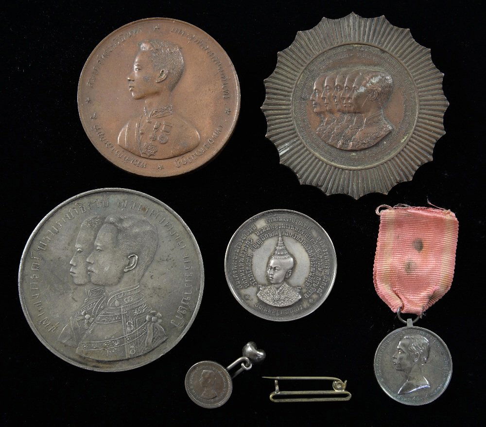 John Bush (Admiral of Siam) 1819-1905.  Five medals (1 of 1)