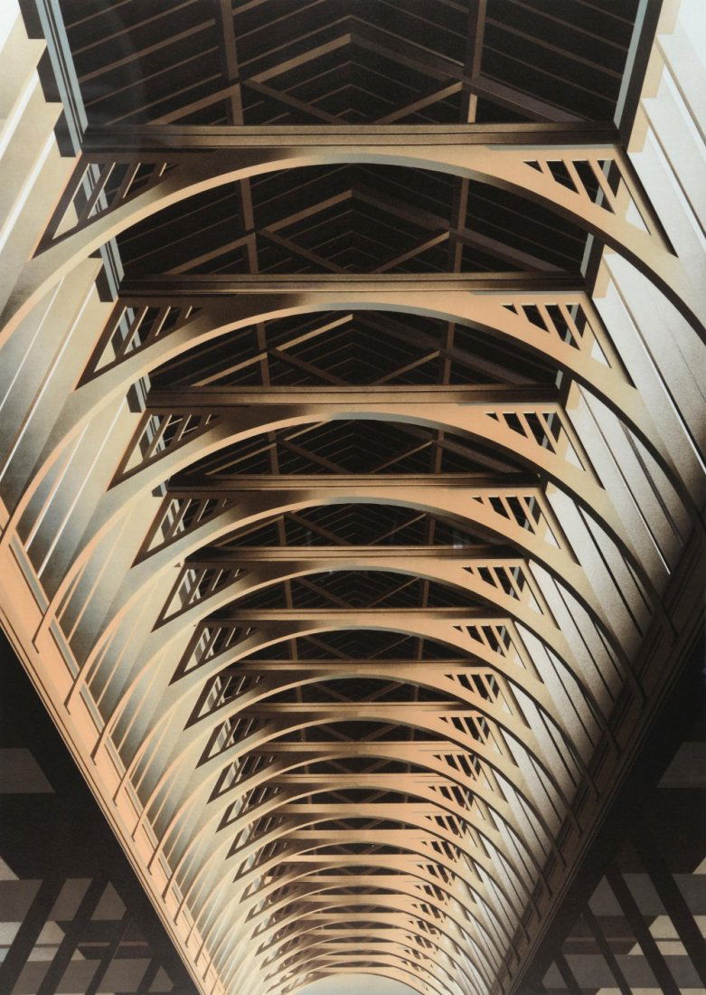 Ben Johnson - ‘Smithfield’, limited edition lithograph,: Ben Johnson - ‘Smithfield’, limited edition lithograph, signed, titled, numbered 26/160 and dated 1982 in pencil, image 49cm x 68cm,