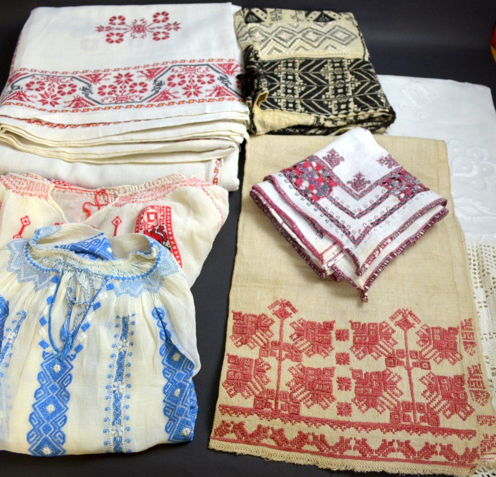 19th C Romanian jacket, extensively embroidered with (1 of 3)