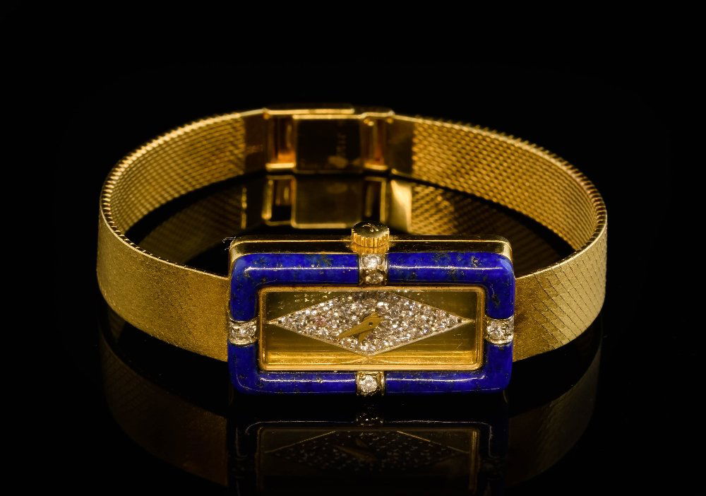 Diamond, lapis and gold watch by Kutchinsky,  the (1 of 4)