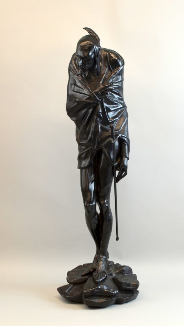 After J. Gautier, cast-iron figure of Mephistopheles, (1 of 3)