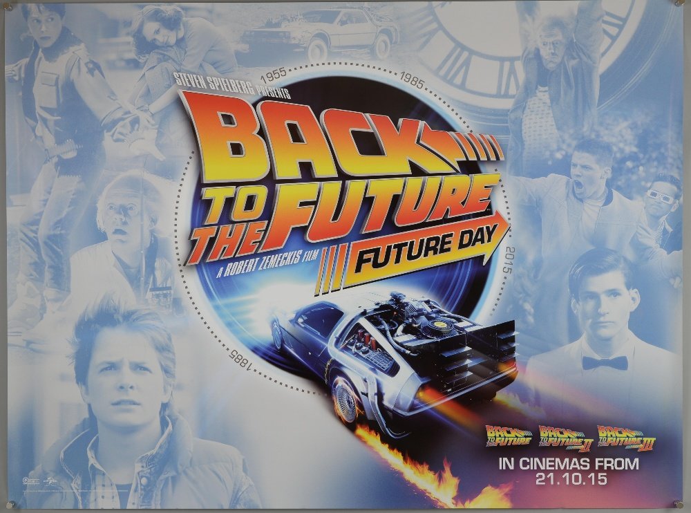 Back To The Future (2015) British Quad film poster, (1 of 1)