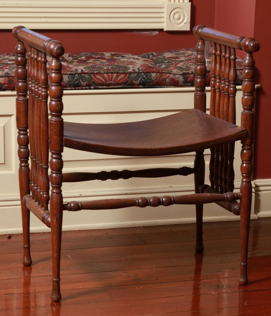 Antique bustle online chair