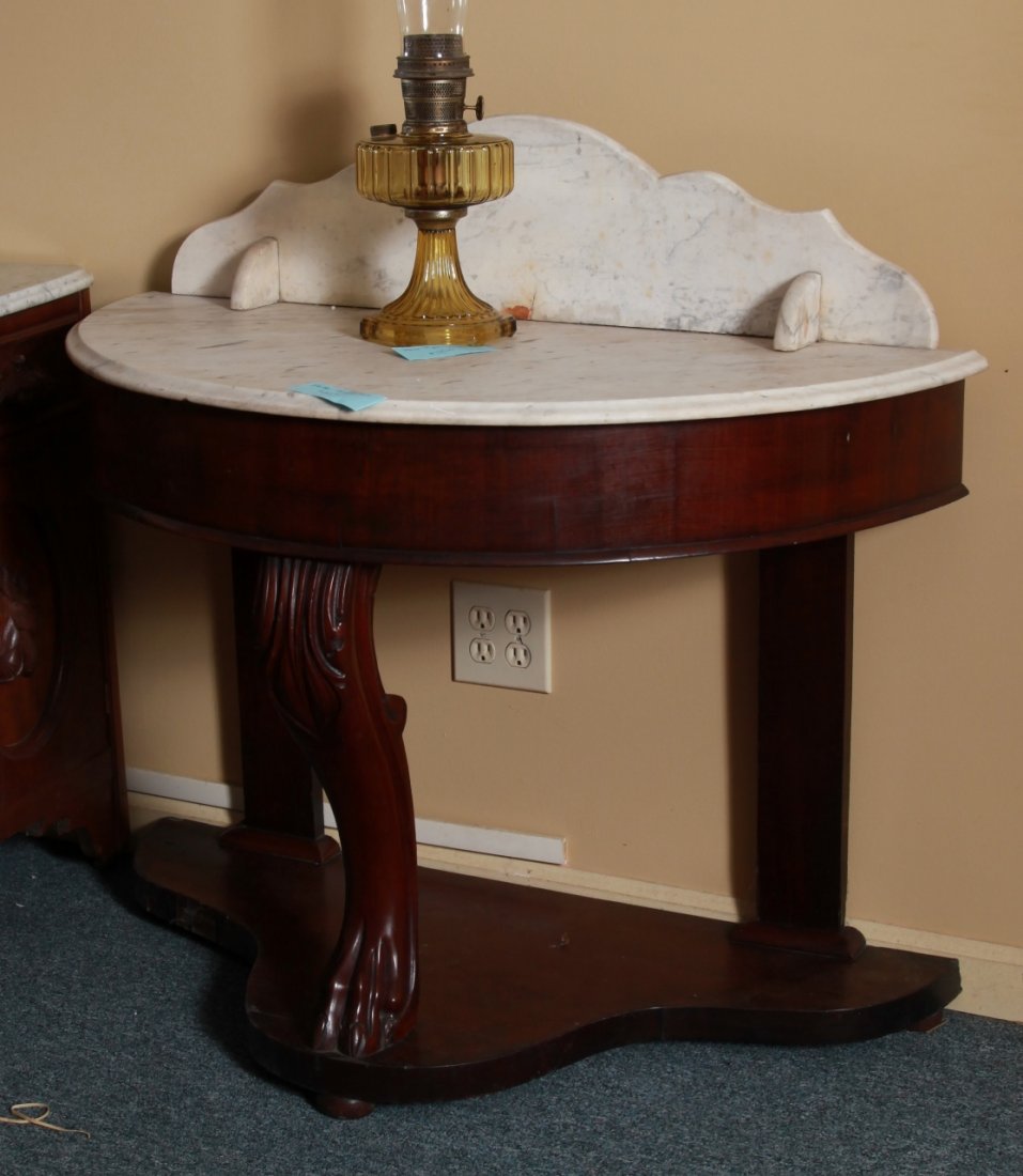 American Mahogany Empire Console Table (1 of 1)