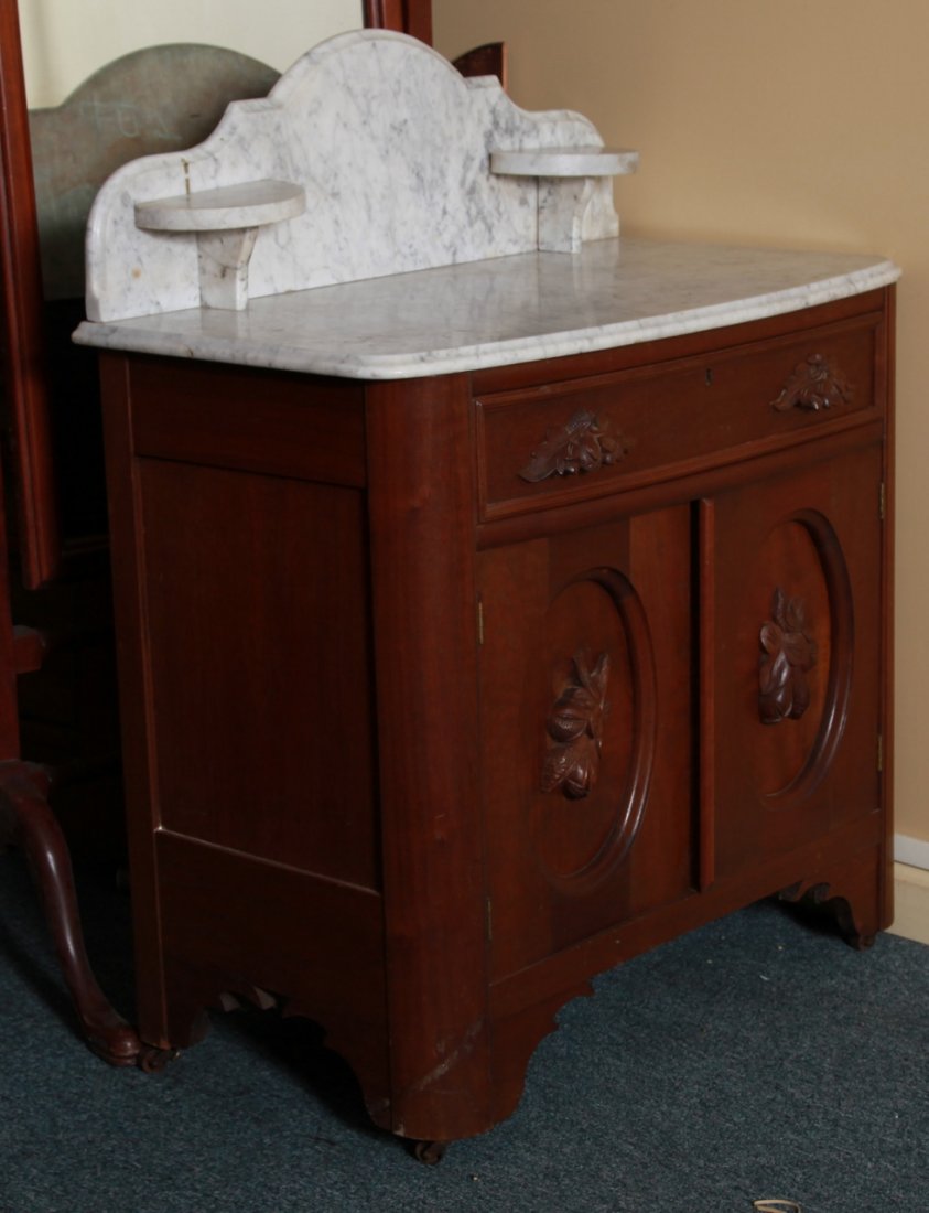 Mahogany American Empire Wash Stand (1 of 1)