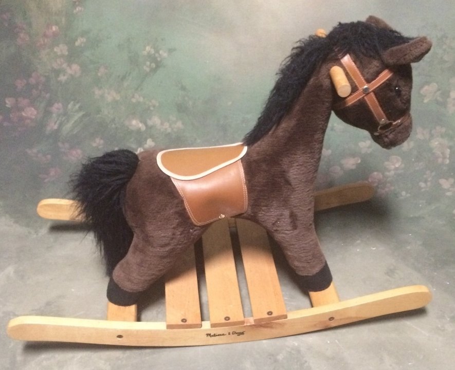 Melissa & Doug Brand Plush Rocking Horse: 22"x33"