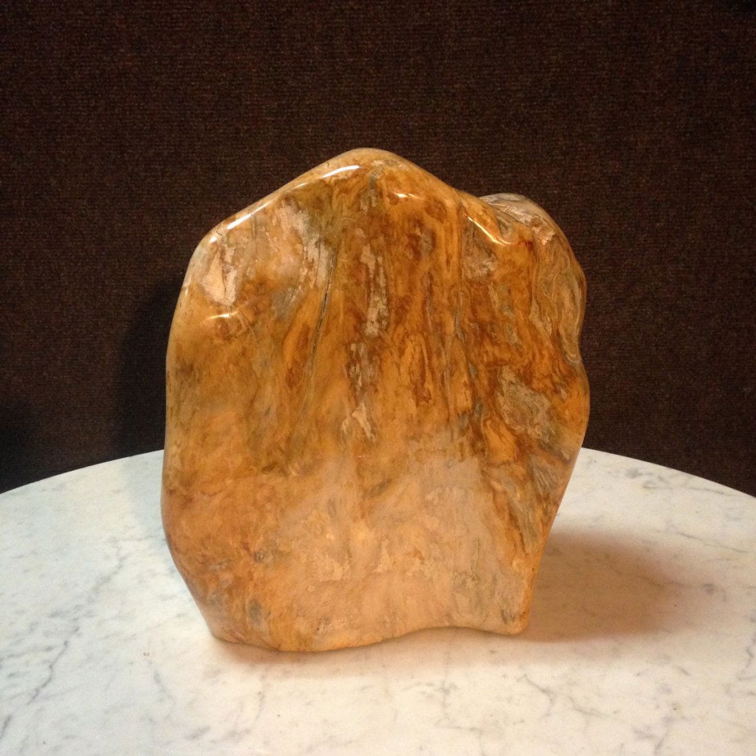 Huge Standing Polished Petrified Wood (1 of 3)