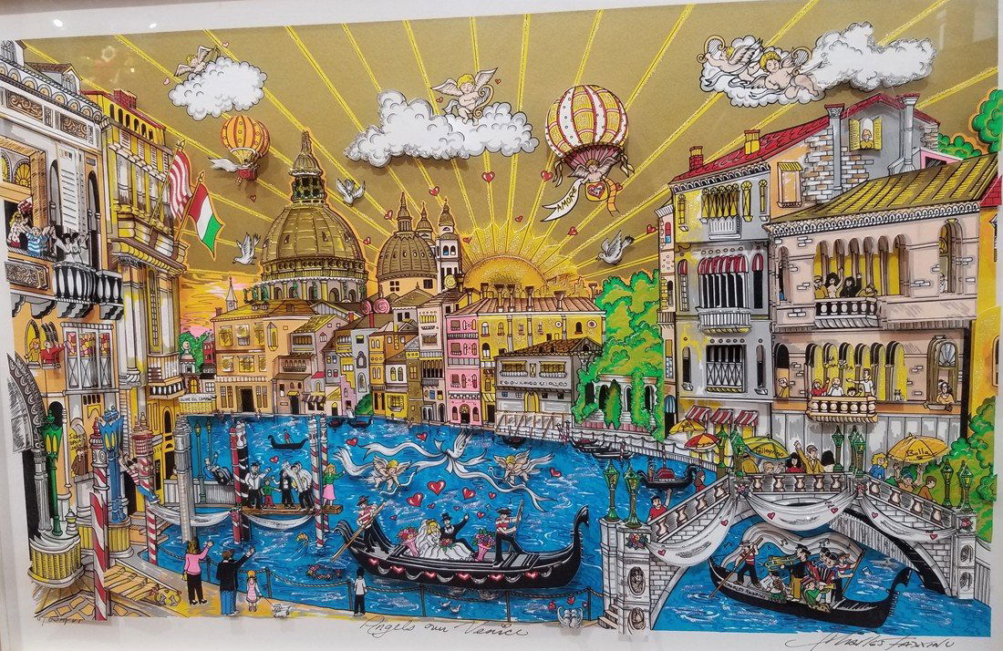 Charles Fazzino Angels Over Venice (1 of 4)