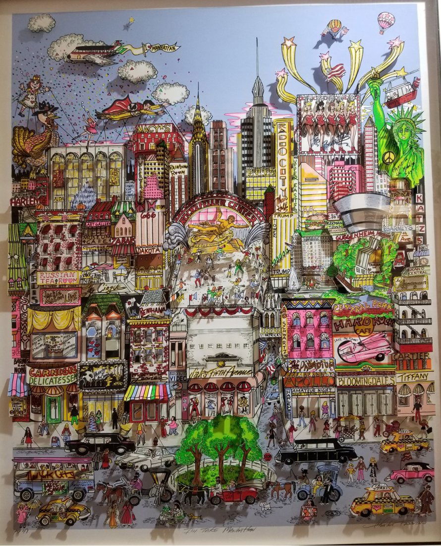 Charles Fazzino Ill Take Manhattan (1 of 4)