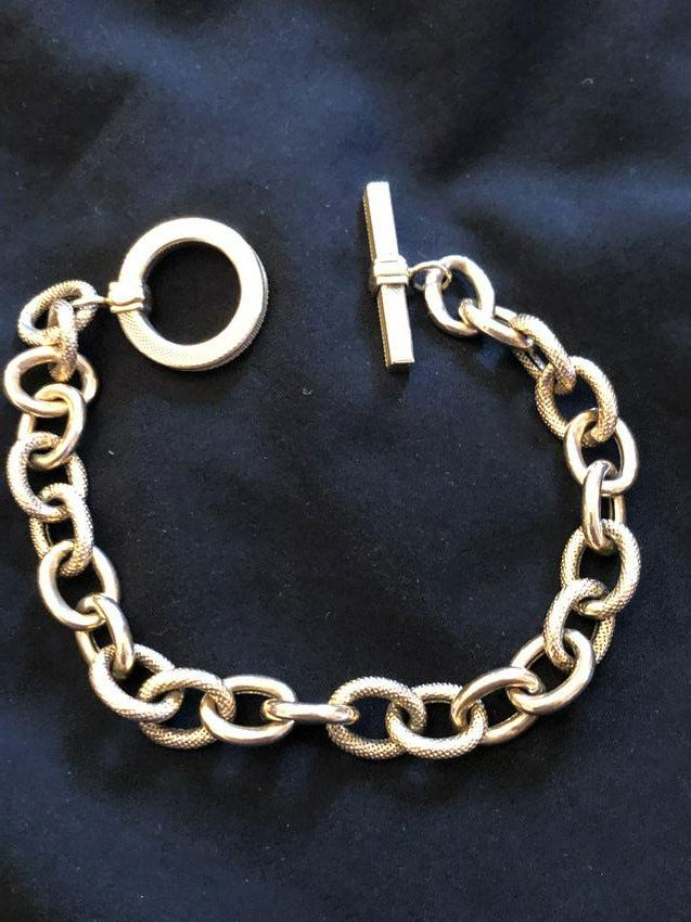 14K GOLD LINK BRACELET (1 of 4)
