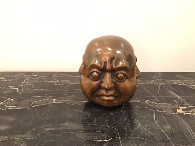 Chinese Bronze Buddha Head 4 faces (1 of 6)