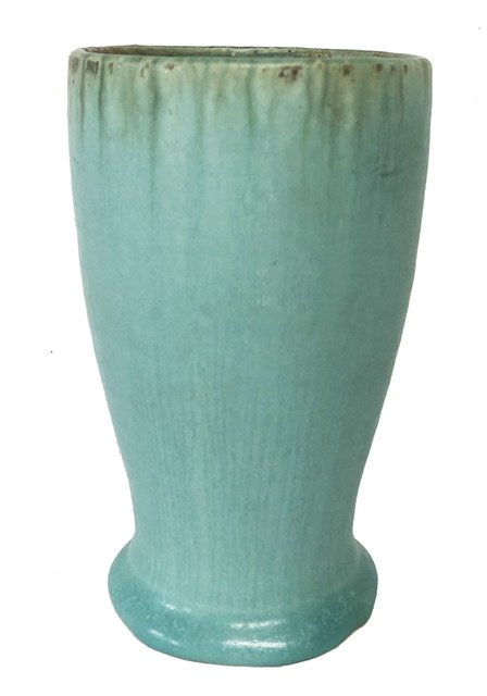 Arts & Crafts Pewabic Pottery Vase: 5 inches tall3 inch diameter