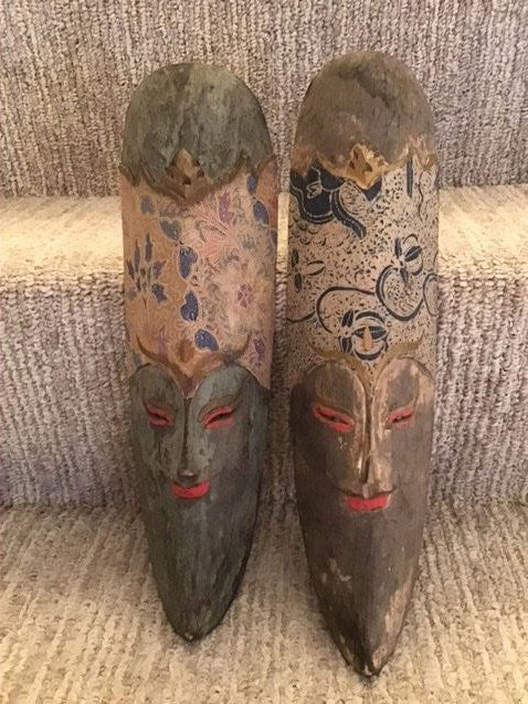 Pair Asian Masks Thailand (1 of 4)