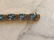 14k Gold Bracelet with Blue Topaz - 2