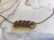 14k Gold Chain with 5 Rainbow Gemstone Charms - 2