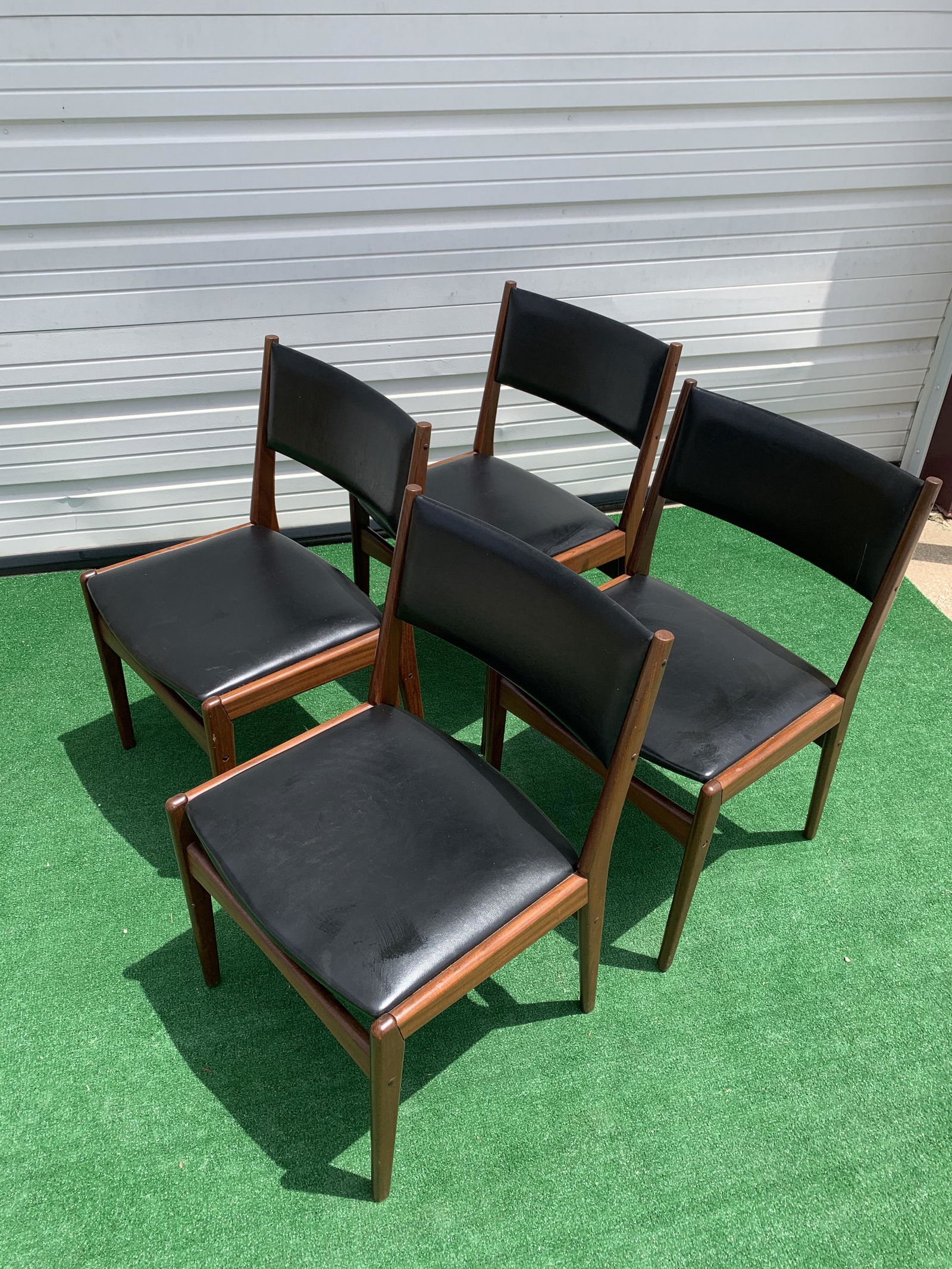 Mid Century Danish Modern Dining Chair set 4 in the (1 of 8)