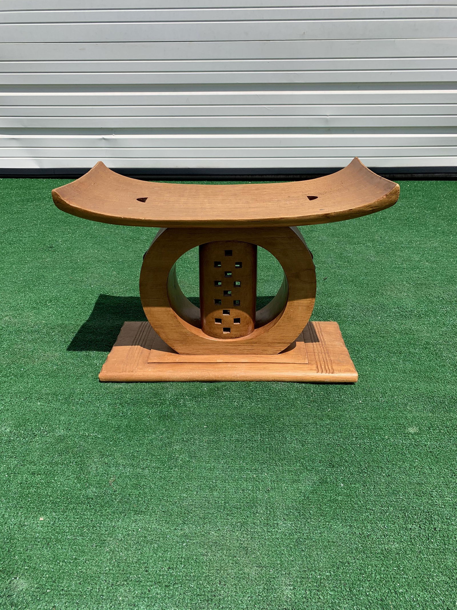 Carved Wood Ashanti Stool (1 of 4)