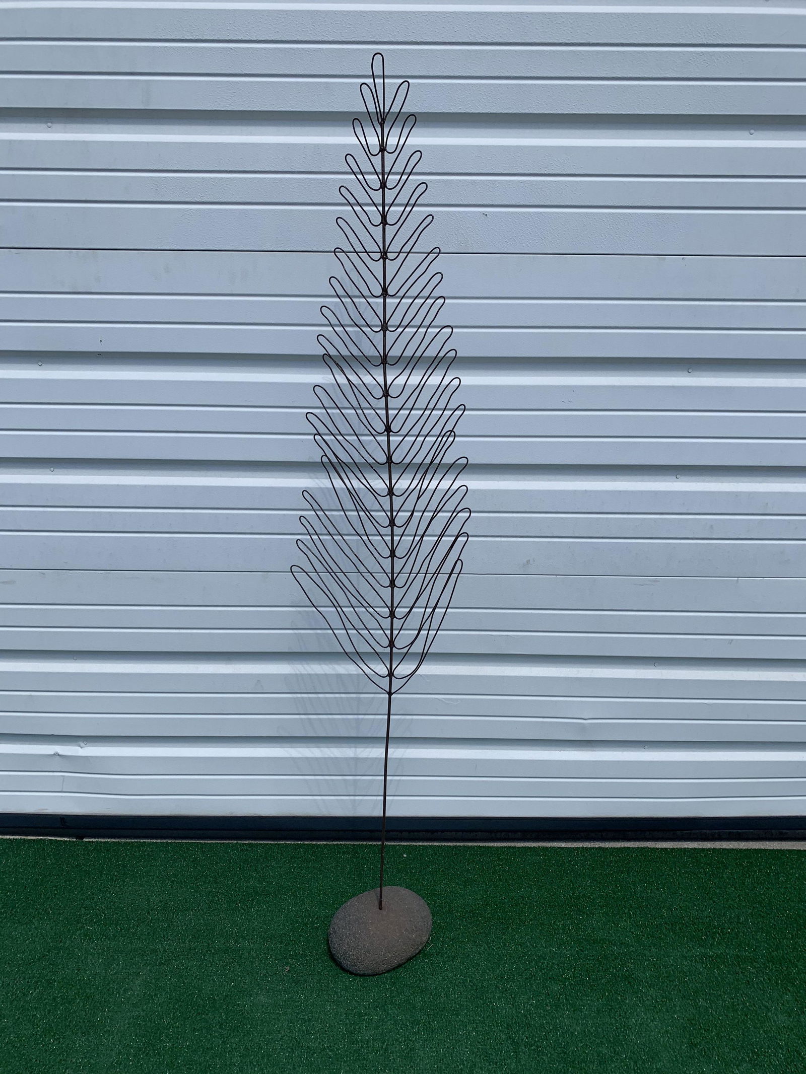 Post Modern Metal Leaf Sculpture (1 of 3)