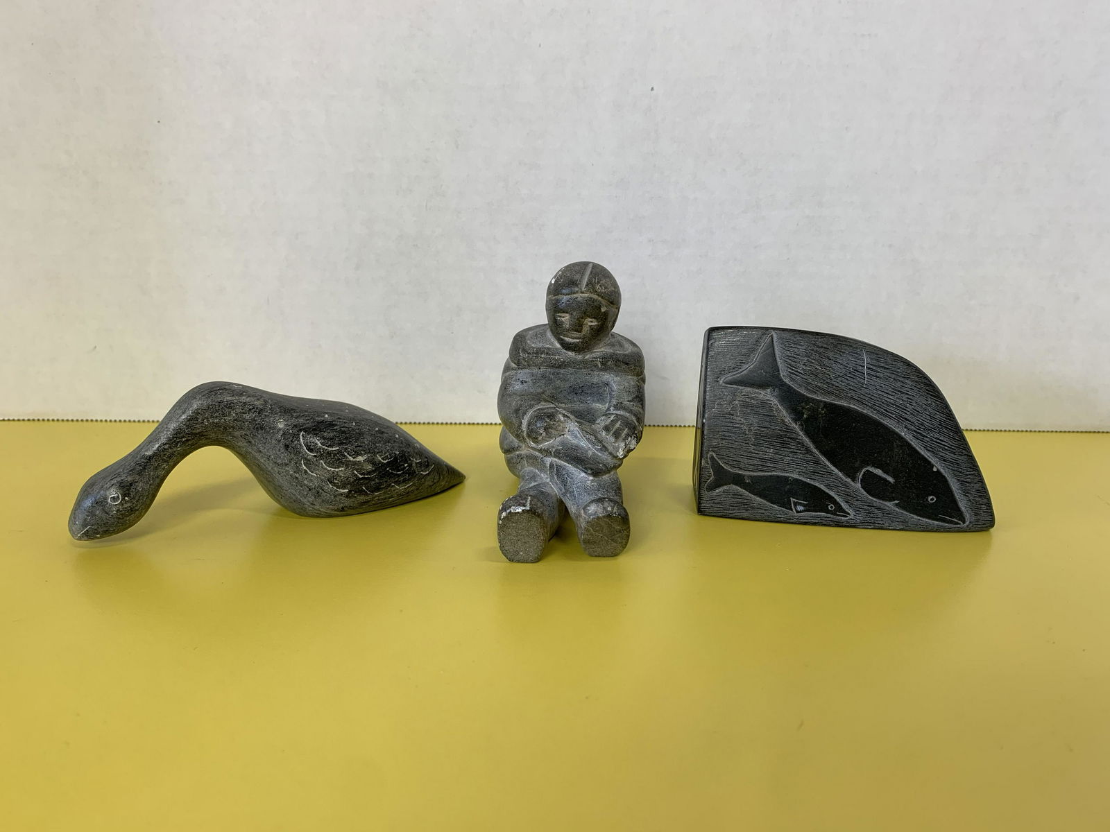 3 Eskimo a Esquimau Inuit Design Sculptures (1 of 4)