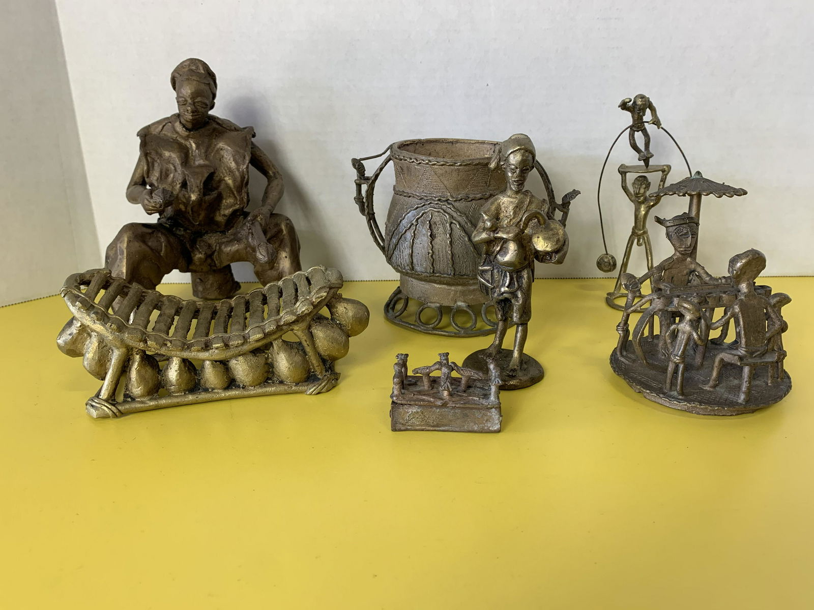 Collection of African Figural Metalware (1 of 10)