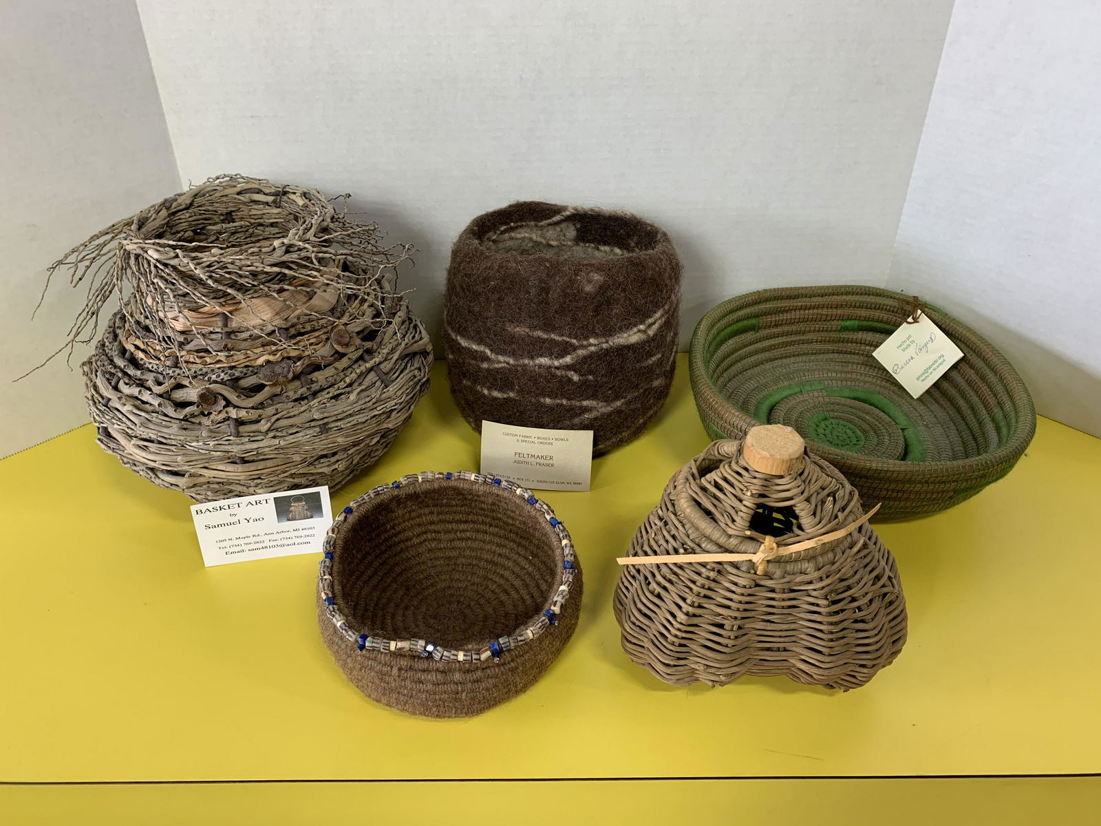 Collection 5 Woven Baskets (1 of 6)