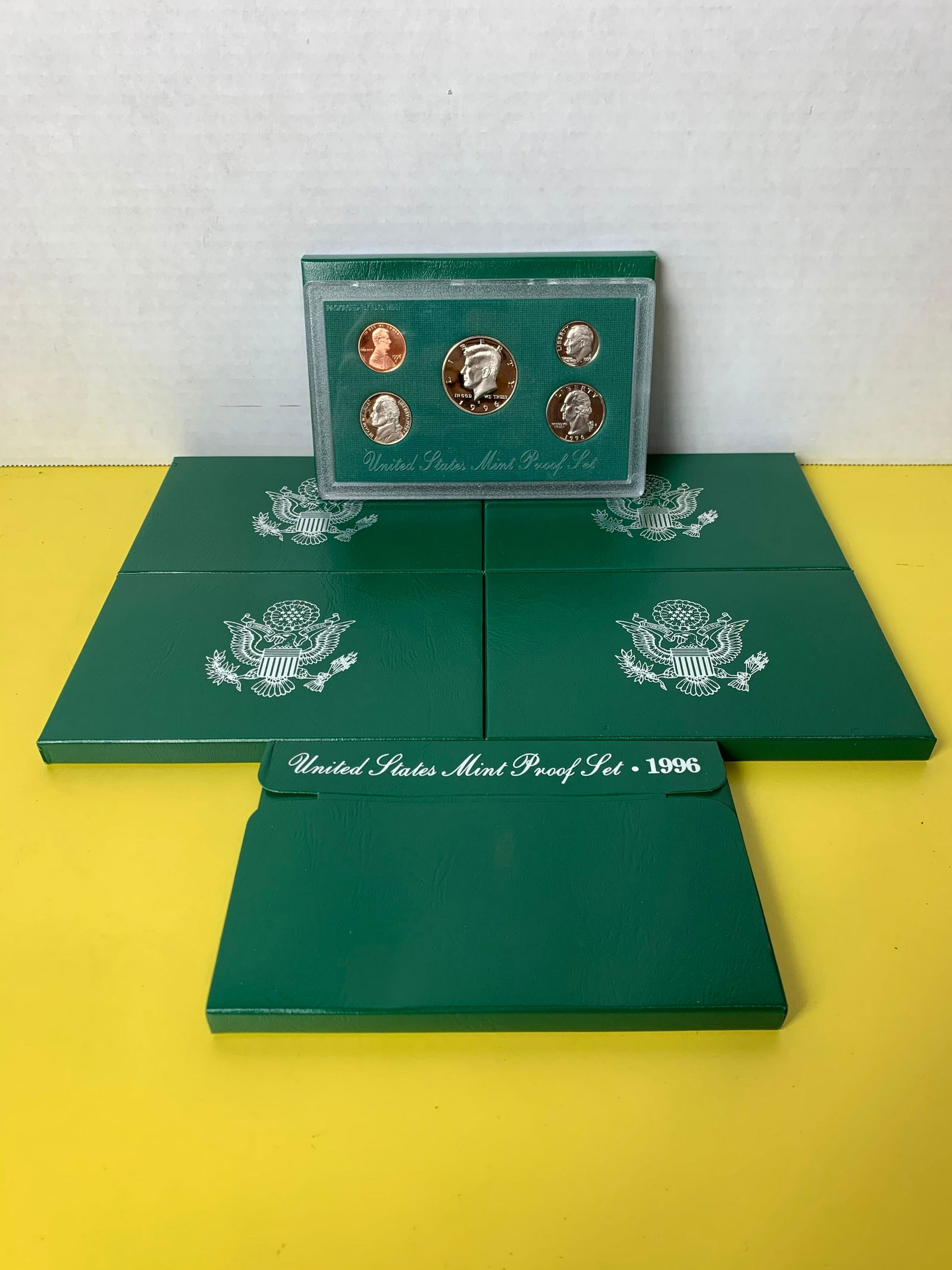 Lot 6 1996 United States Mint Proof Sets (1 of 3)