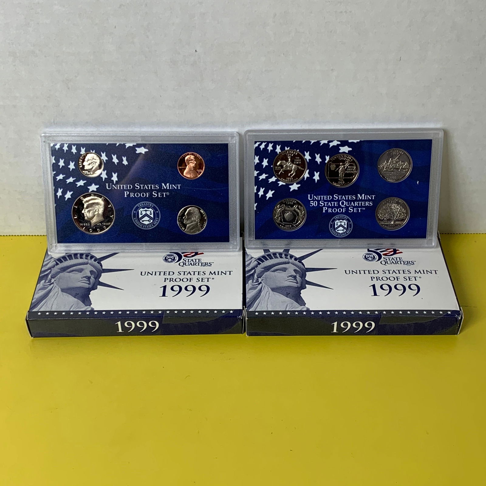 Lot 4 1999 Unites States Mint Proof Sets (1 of 5)