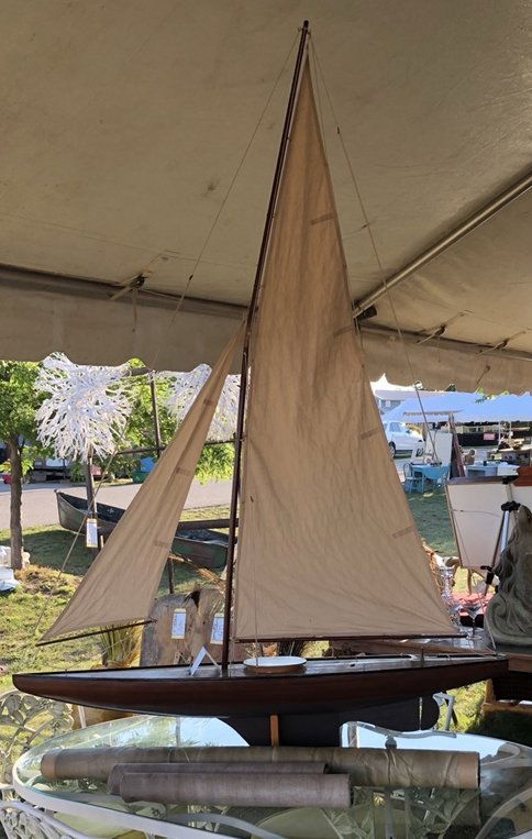 Antique Model Sailboat (1 of 6)