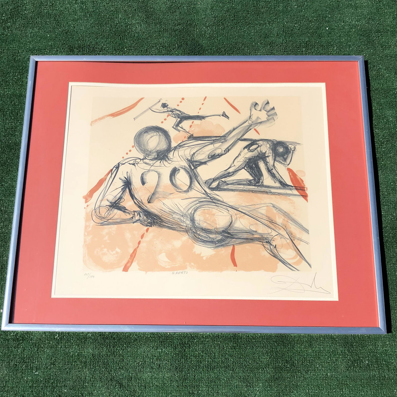 "Sports" by Salvador Dali Signed Numbered Lithograph (1 of 6)