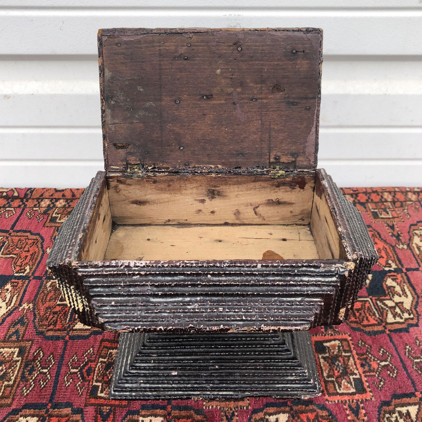 Antique Tramp Art Box (1 of 5)