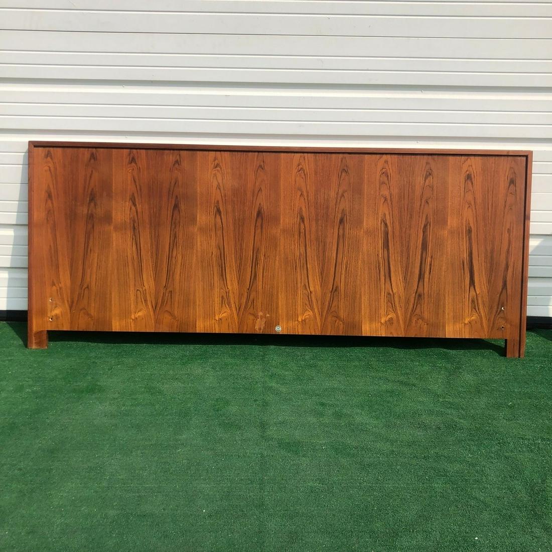Mid Century Danish Modern Falster Teak King Headboard (1 of 3)