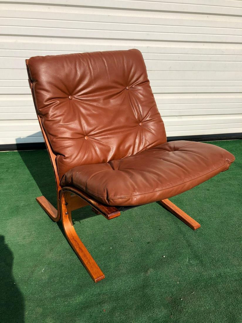 Ingmar Rollig Danish Modern Vestlandske Leather Chair