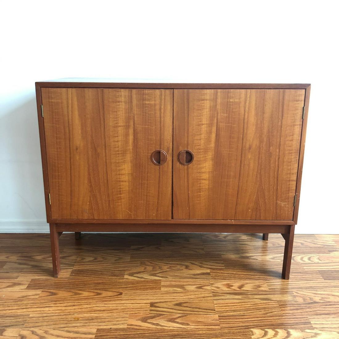 Teak Danish Modern Cabinet by H. Guildborg Denmark (1 of 5)