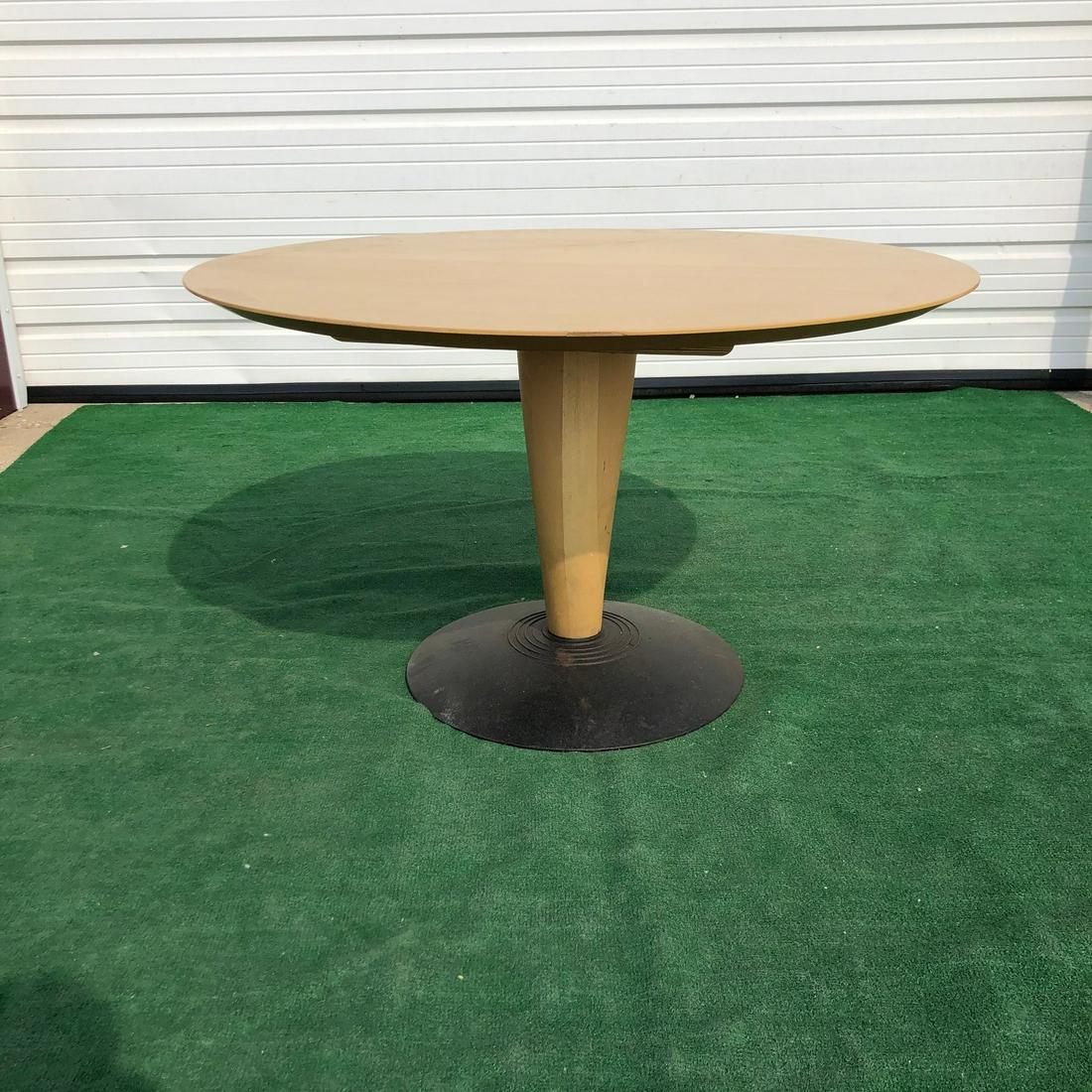 Post Modern Maple Tornado Base DiningTable (1 of 6)
