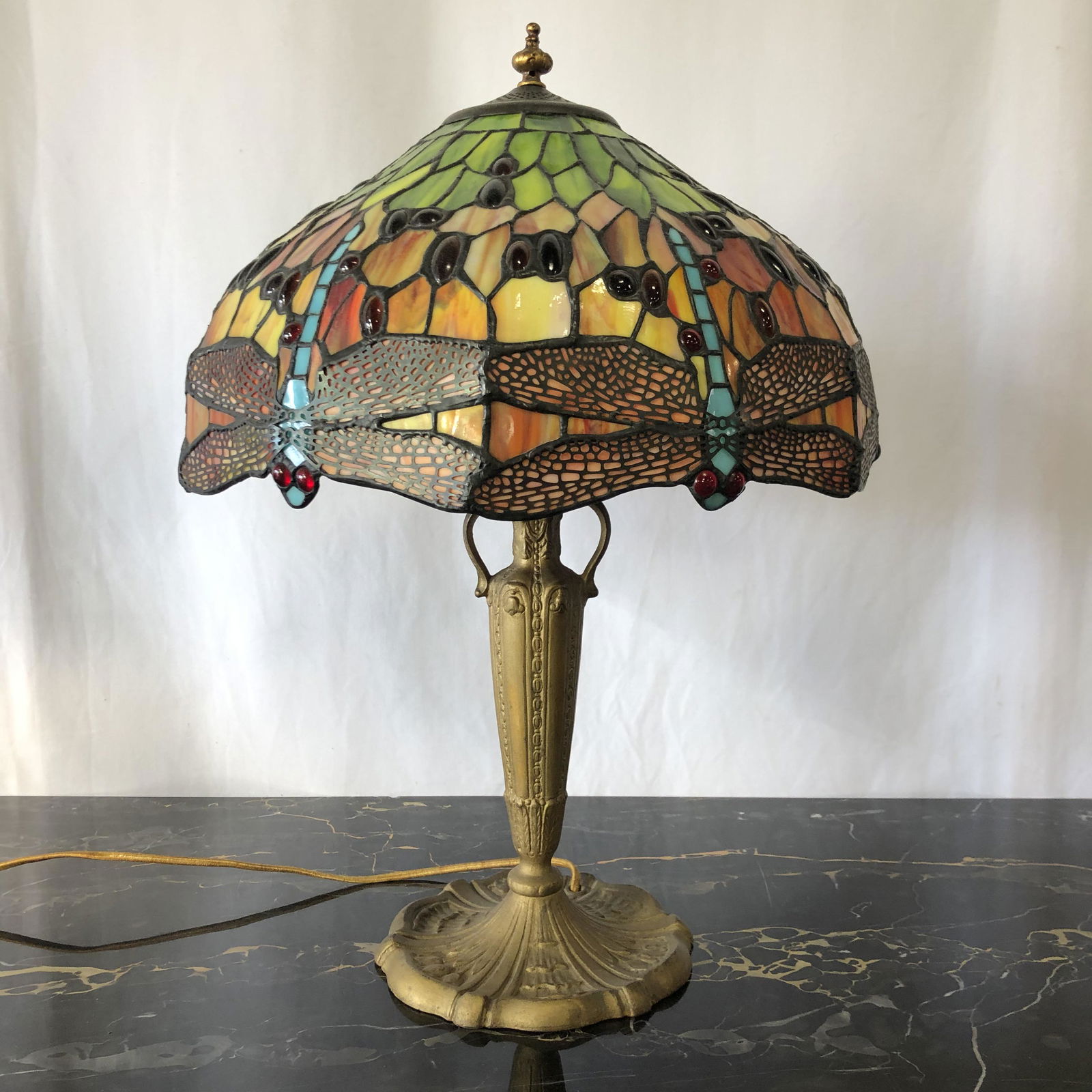 Dragonfly Stained Glass Lamp (1 of 13)